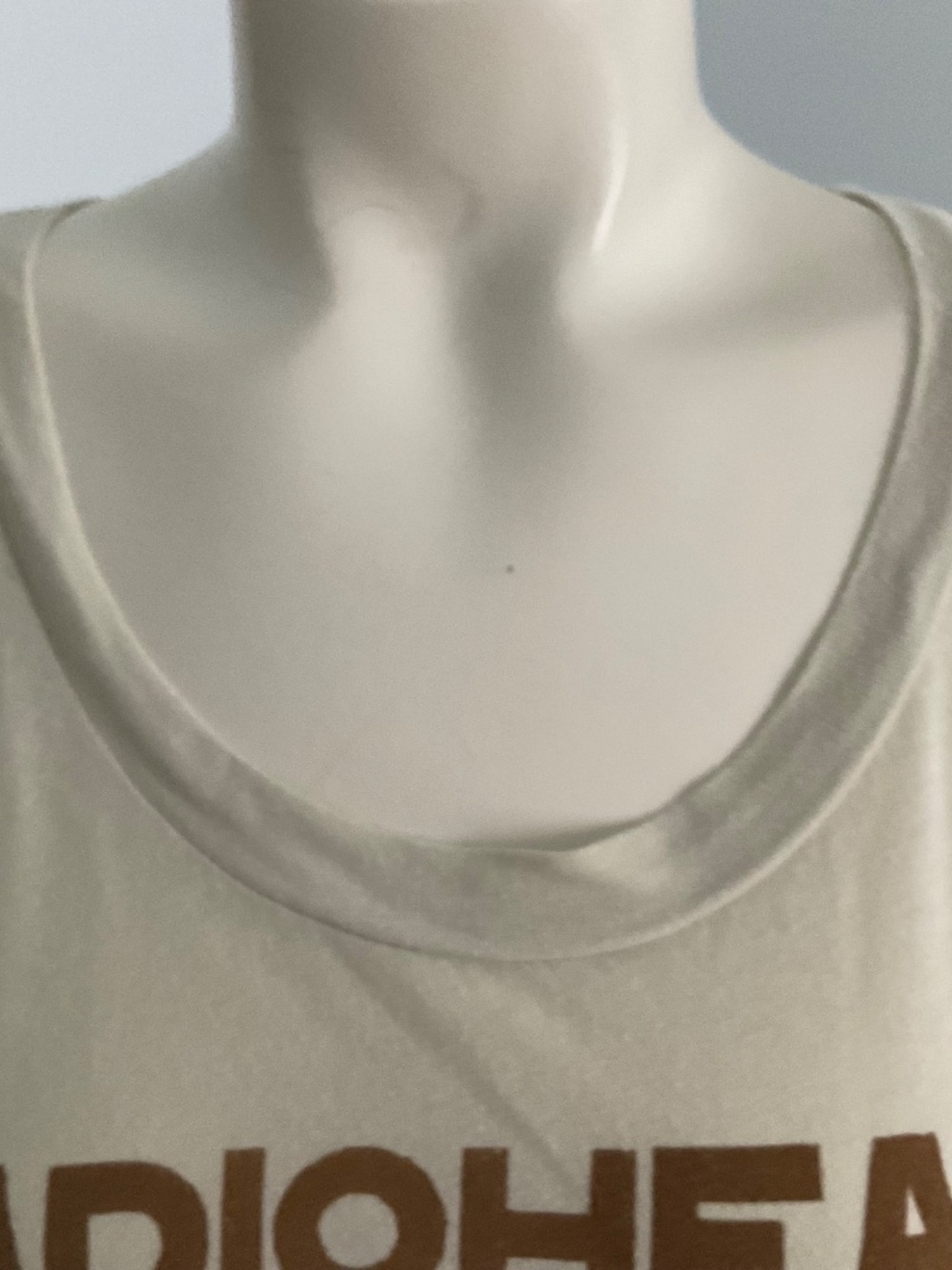 Beige Radio Head tee shirt,M - Picture 4 of 10